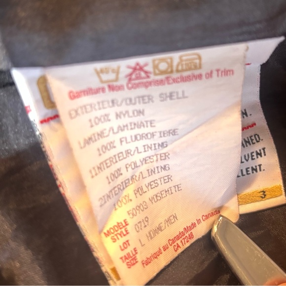 Vintage 90's Chlorophylle Red Gore-Tex Rain Jacket Men's Large - Picture 8 of 11